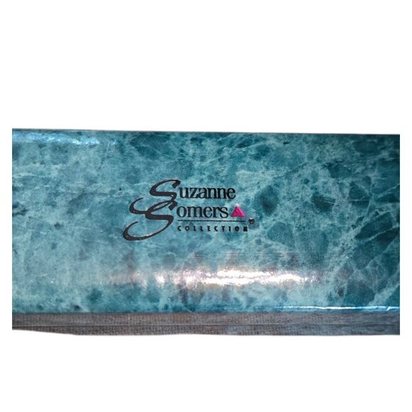 Suzanne Somers Vintage Silver Watch W/ Pave Crystals & Mother of Pearl Face - Picture 11 of 11